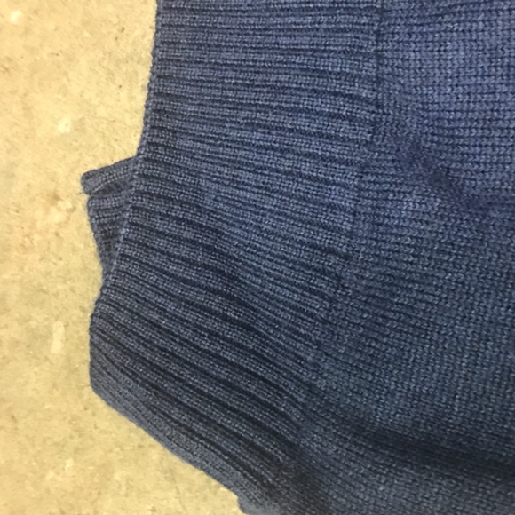 Cellini Italian Men's Navy Sweater - Picture 5 of 8
